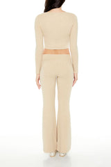 Mid-Rise V-Cut Flare Pants | Forever 21 Women