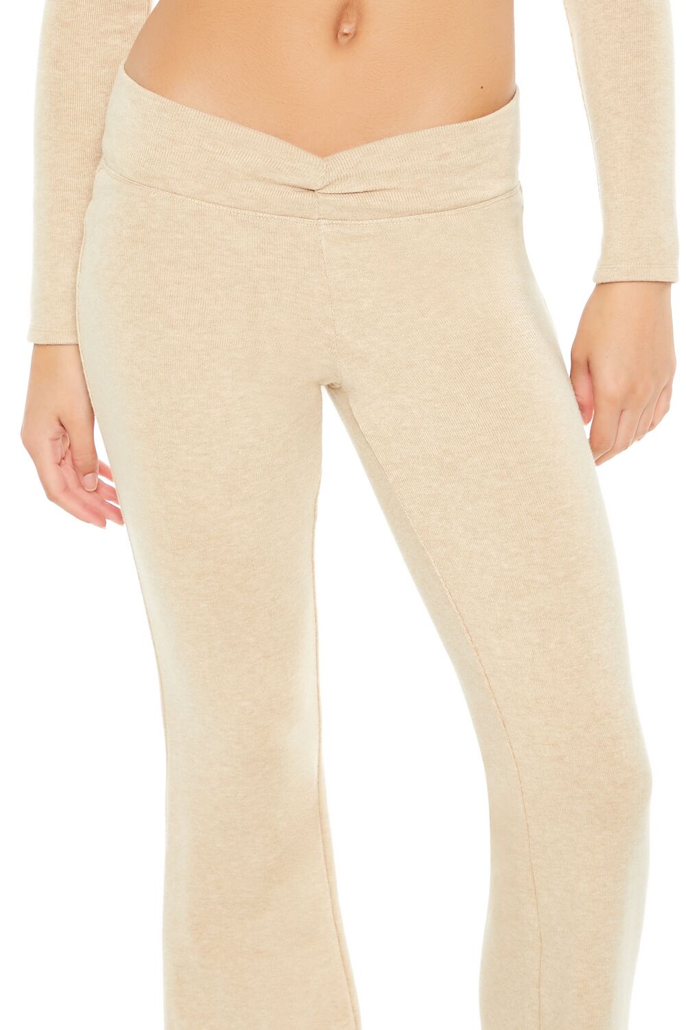 Mid-Rise V-Cut Flare Pants | Forever 21 Women