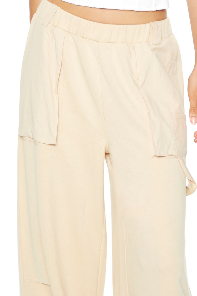 Fleece Wide-Leg Utility Pants | Forever 21 Women
