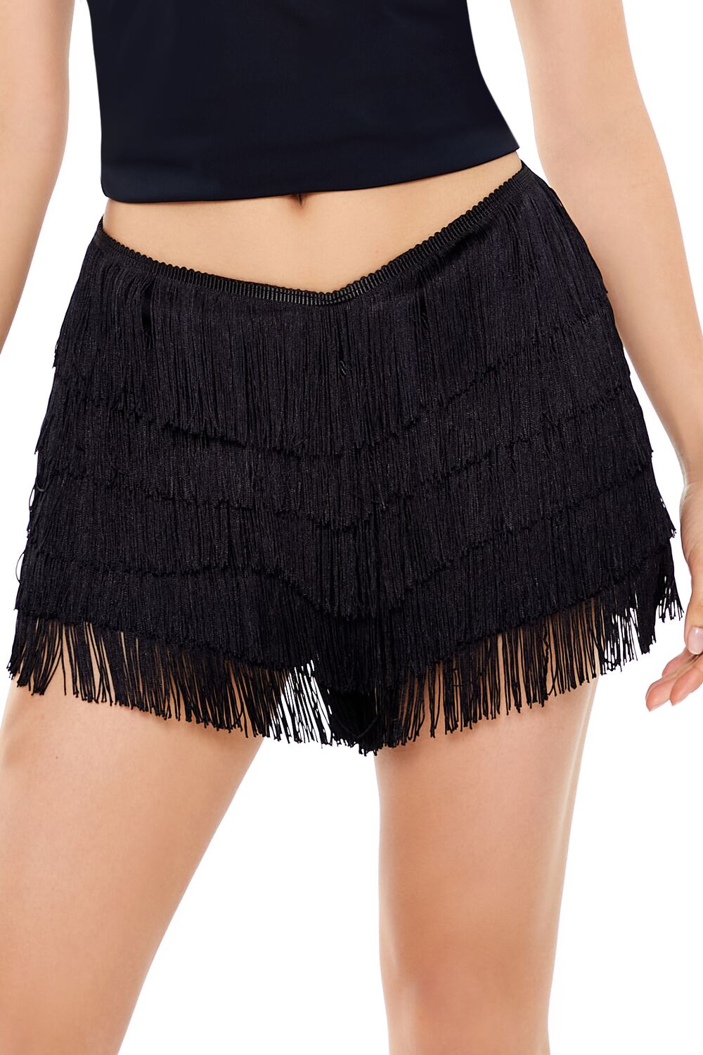 Tiered Fringe Shorts | Forever 21 Women