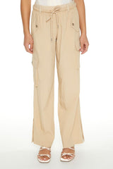 Drawstring Wide-Leg Cargo Pants | Forever 21 Women