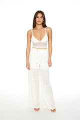 Crochet Striped Cargo Pants | Forever 21 Women