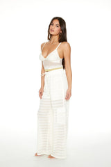 Crochet Striped Cargo Pants | Forever 21 Women