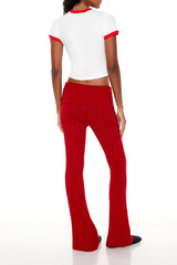 Foldover Sweater-Knit Pants | Forever 21 Women
