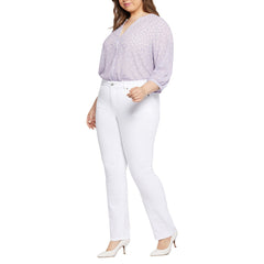 Marilyn Straight Jean in Optic White - Plus | Forever 21 Women
