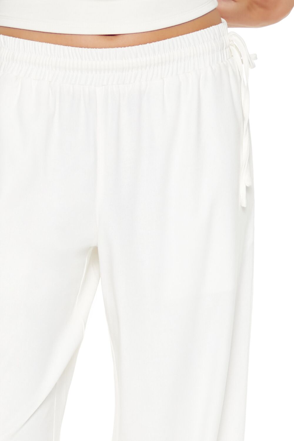 Shirred Tie-Waist Wide-Leg Pants | Forever 21 Women