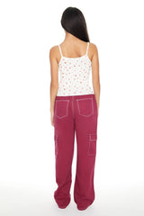 Twill Straight Cargo Pants | Forever 21 Women