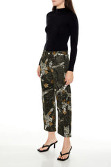 Leaf Camo Print Twill Pants | Forever 21 Women
