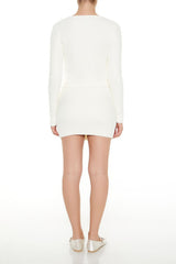Fuzzy Sweater-Knit Mini Skirt | Forever 21 Women