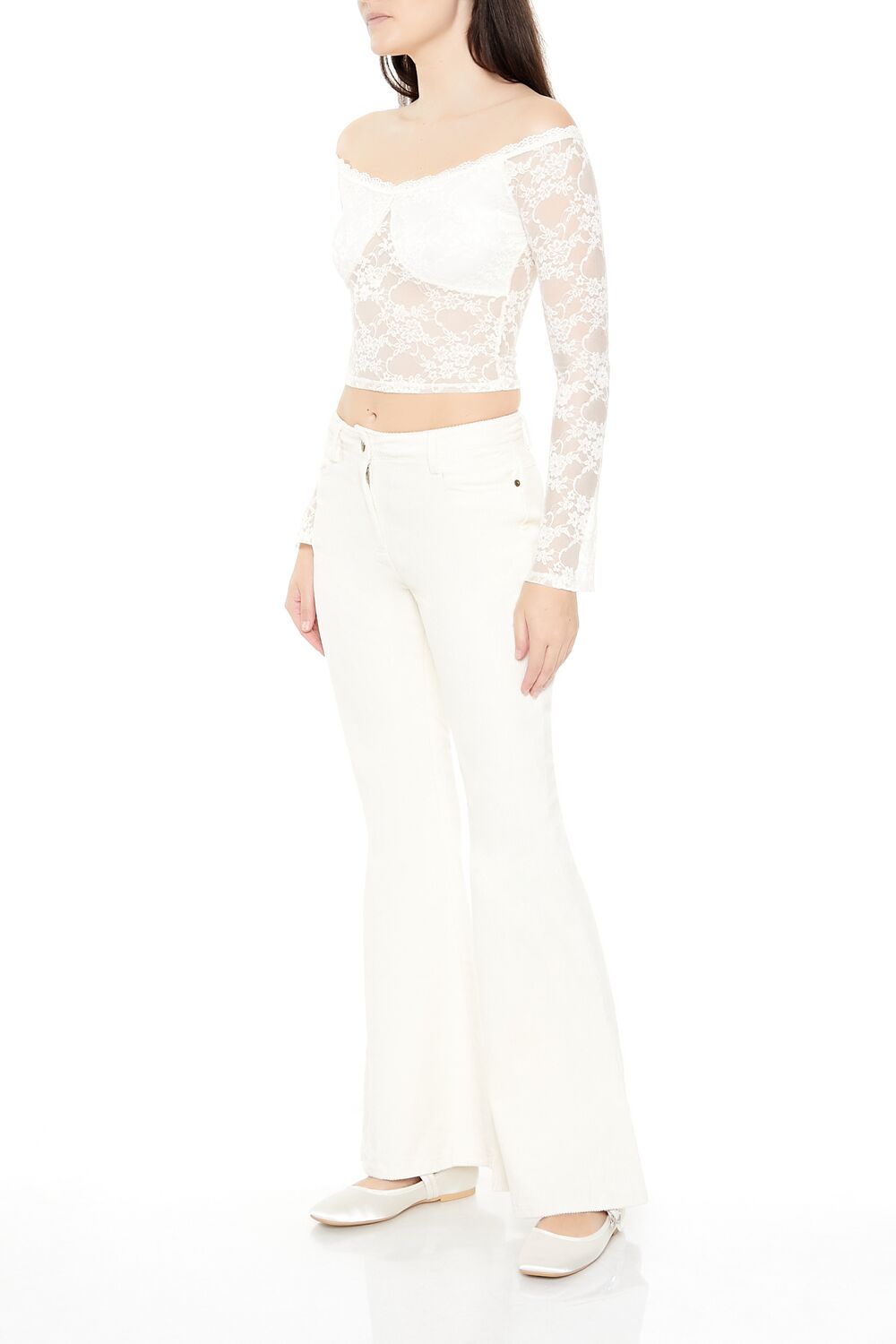 Corduroy Mid-Rise Flare Pants | Forever 21 Women