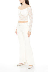 Corduroy Mid-Rise Flare Pants | Forever 21 Women