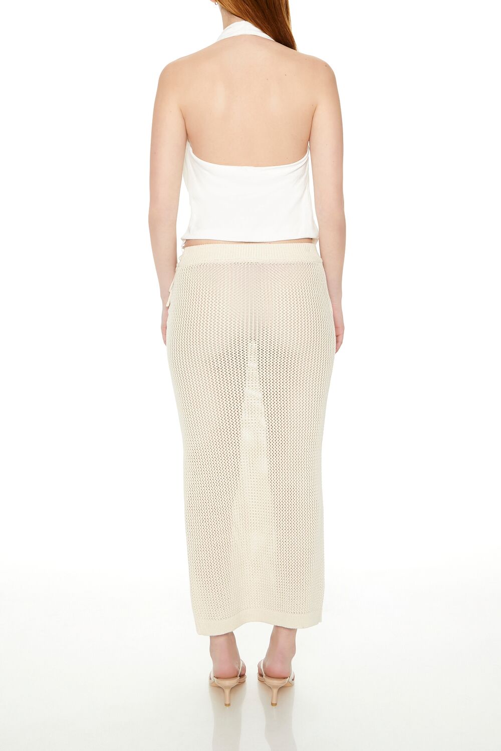 Crochet Lace-Up Maxi Skirt | Forever 21 Women