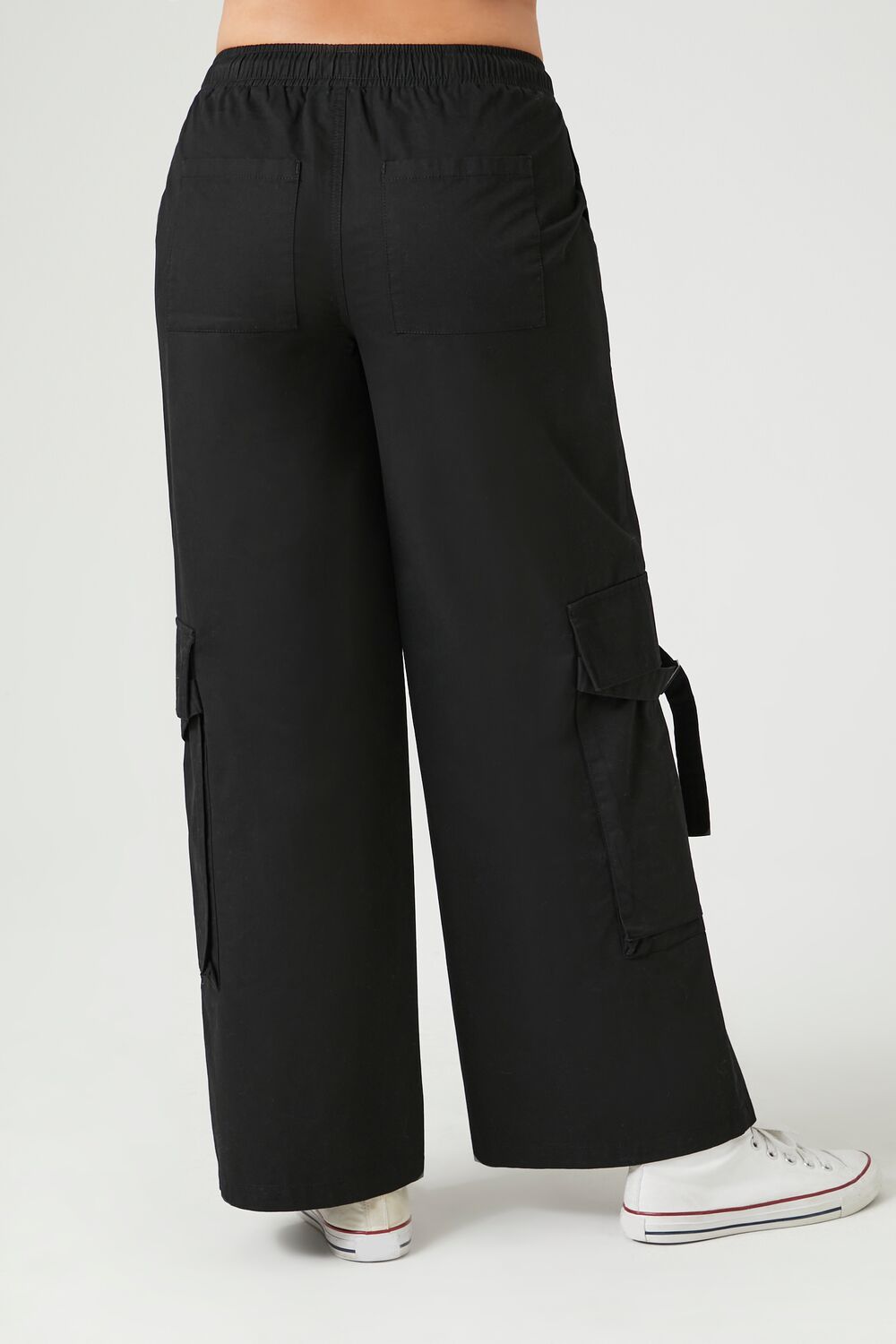 Twill High-Rise Utility Pants | Forever 21 Women