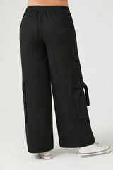 Twill High-Rise Utility Pants | Forever 21 Women