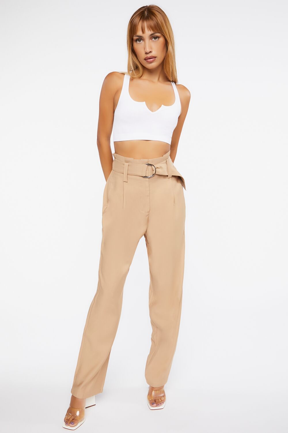 Linen Wide-Leg Pants | Forever 21 Women