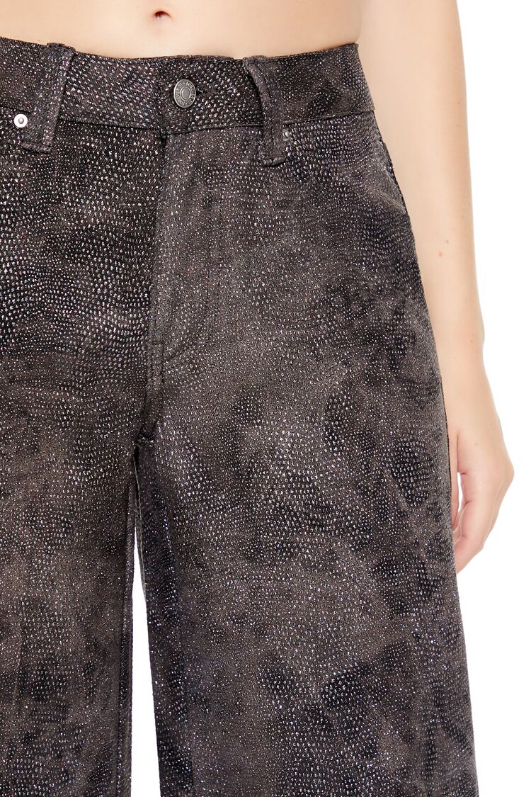 Rhinestone Mid-Rise Cargo Pants | Forever 21 Women