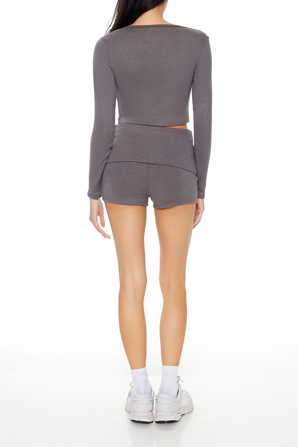Foldover Biker Shorts | Forever 21 Women