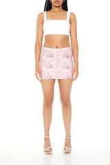 Fitted Abstract Print Mini Skirt | Forever 21 Women