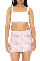 Fitted Abstract Print Mini Skirt | Forever 21 Women