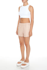 Faux Leather High-Waist Shorts | Forever 21 Women