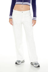 Twill Mid-Rise Pants | Forever 21 Women