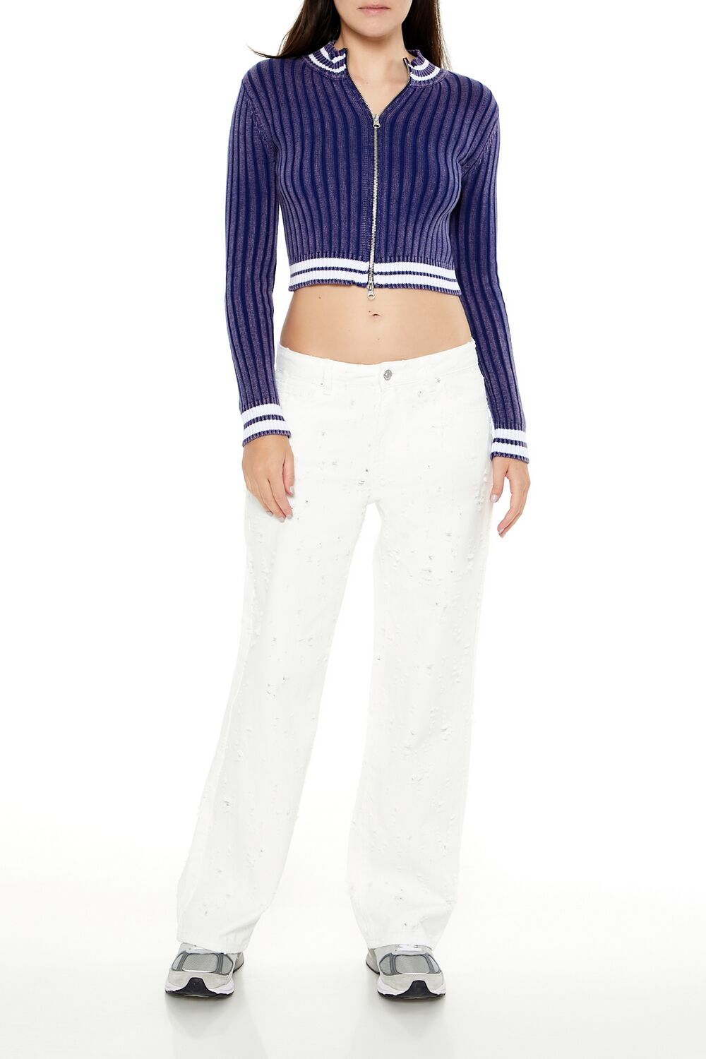 Twill Mid-Rise Pants | Forever 21 Women