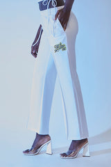 FUBU Embroidered Mesh Pants | Forever 21 Women