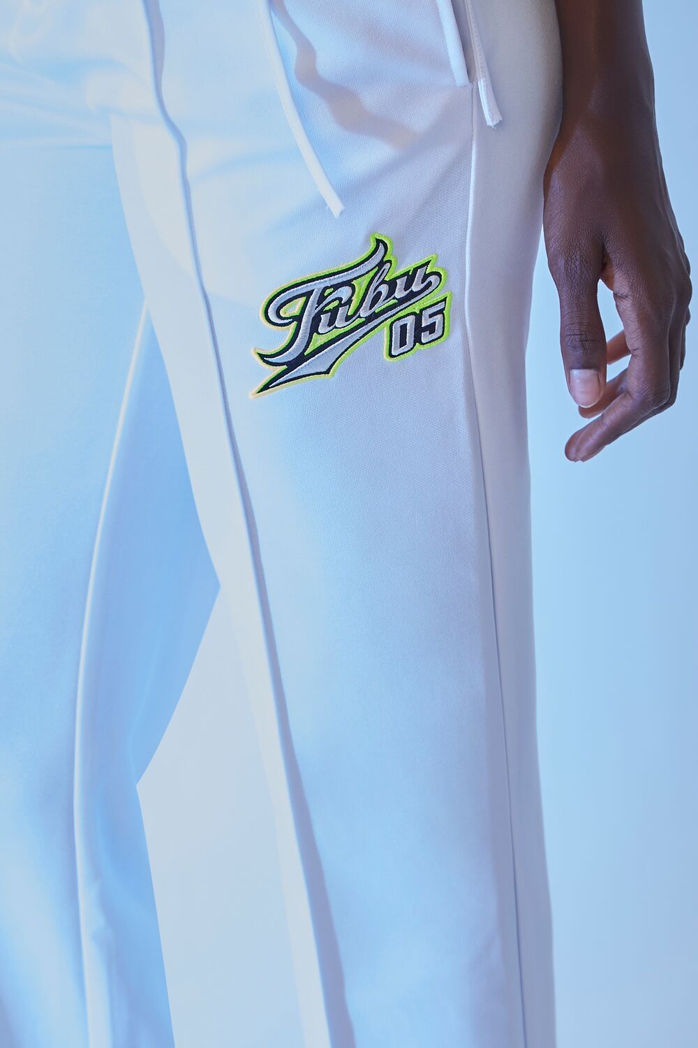 FUBU Embroidered Mesh Pants | Forever 21 Women