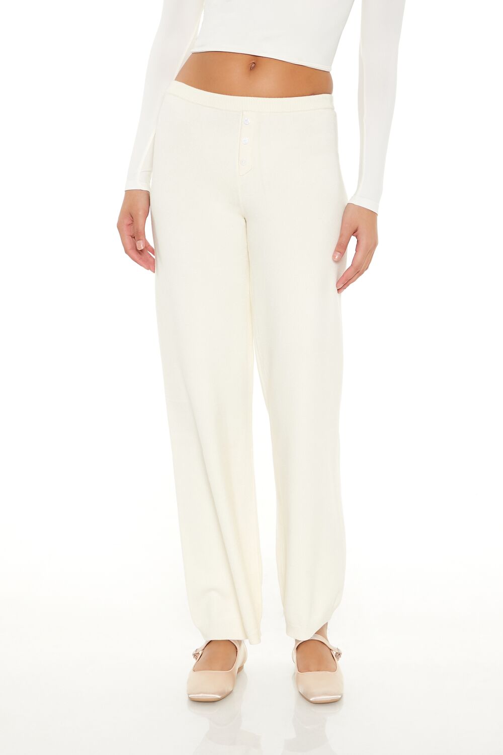 Sweater-Knit Straight-Leg Pants | Forever 21 Women