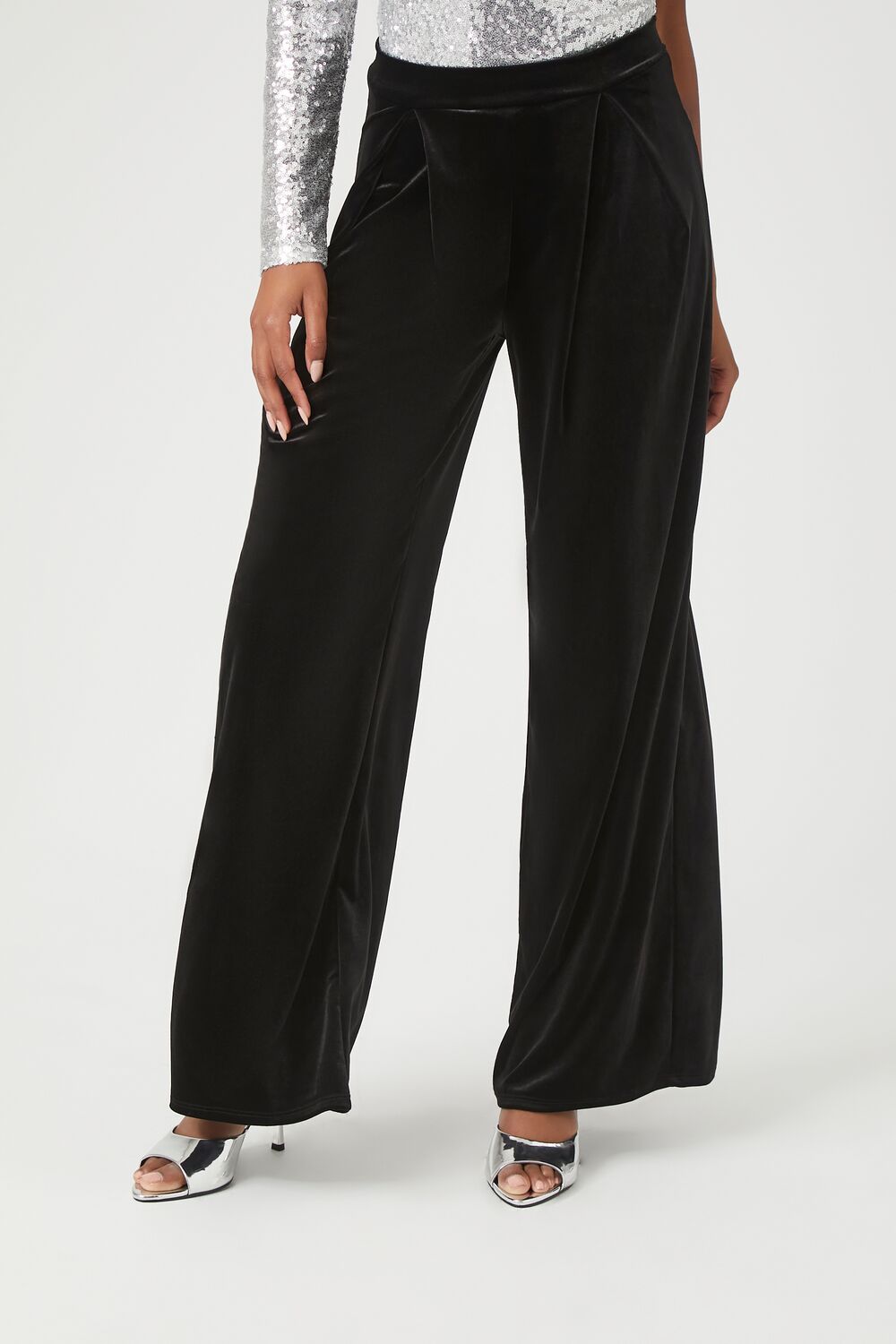 Velvet Wide-Leg Pants | Forever 21 Women