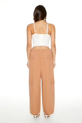 Twill Toggle Drawstring Cargo Pants | Forever 21 Women