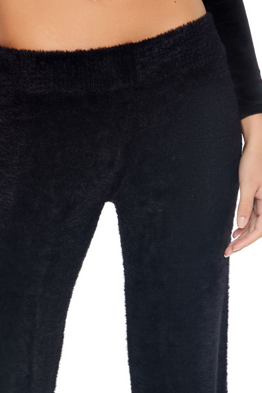 Fuzzy Knit Flare Pants | Forever 21 Women