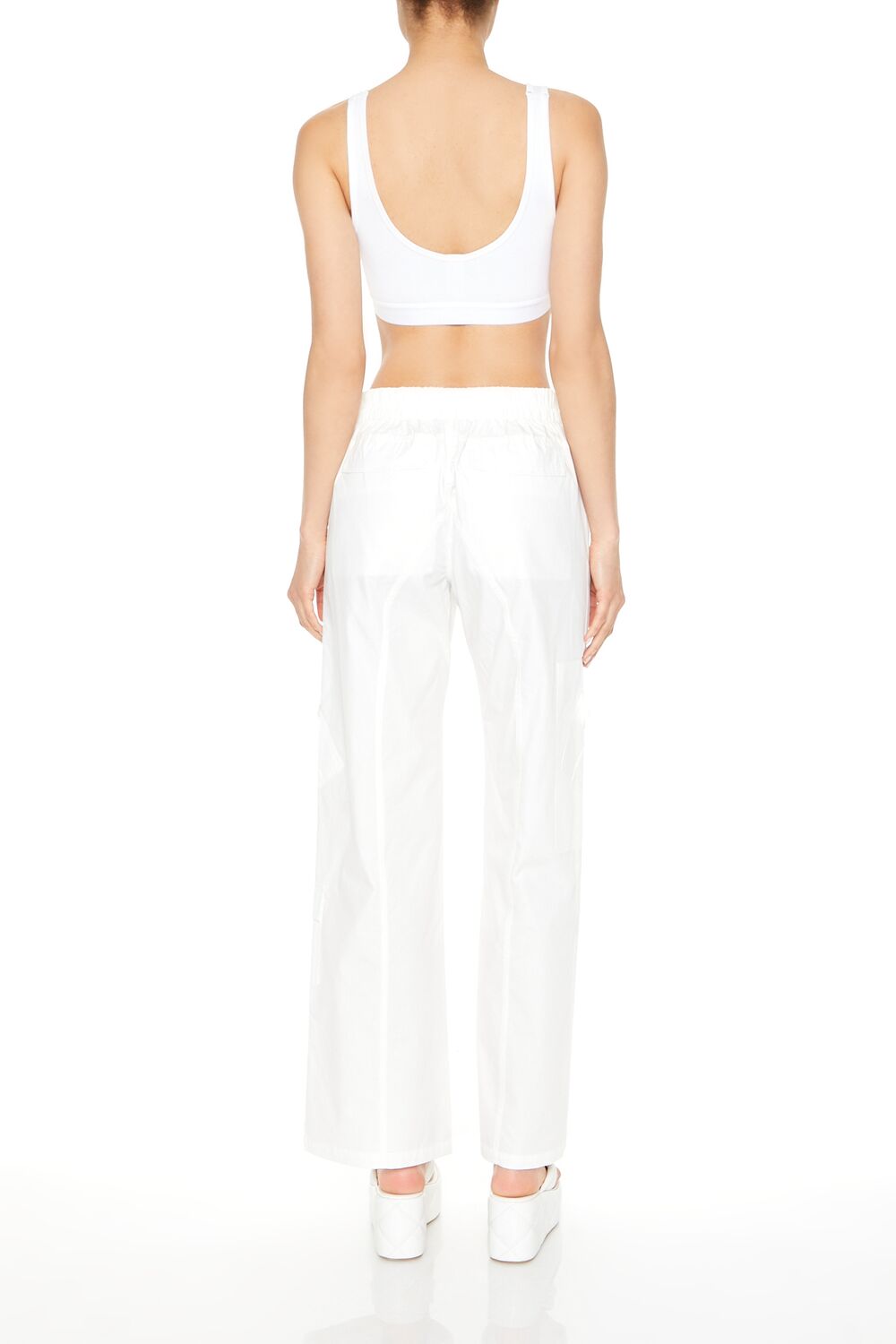 Mid-Rise Straight-Leg Cargo Pants | Forever 21 Women