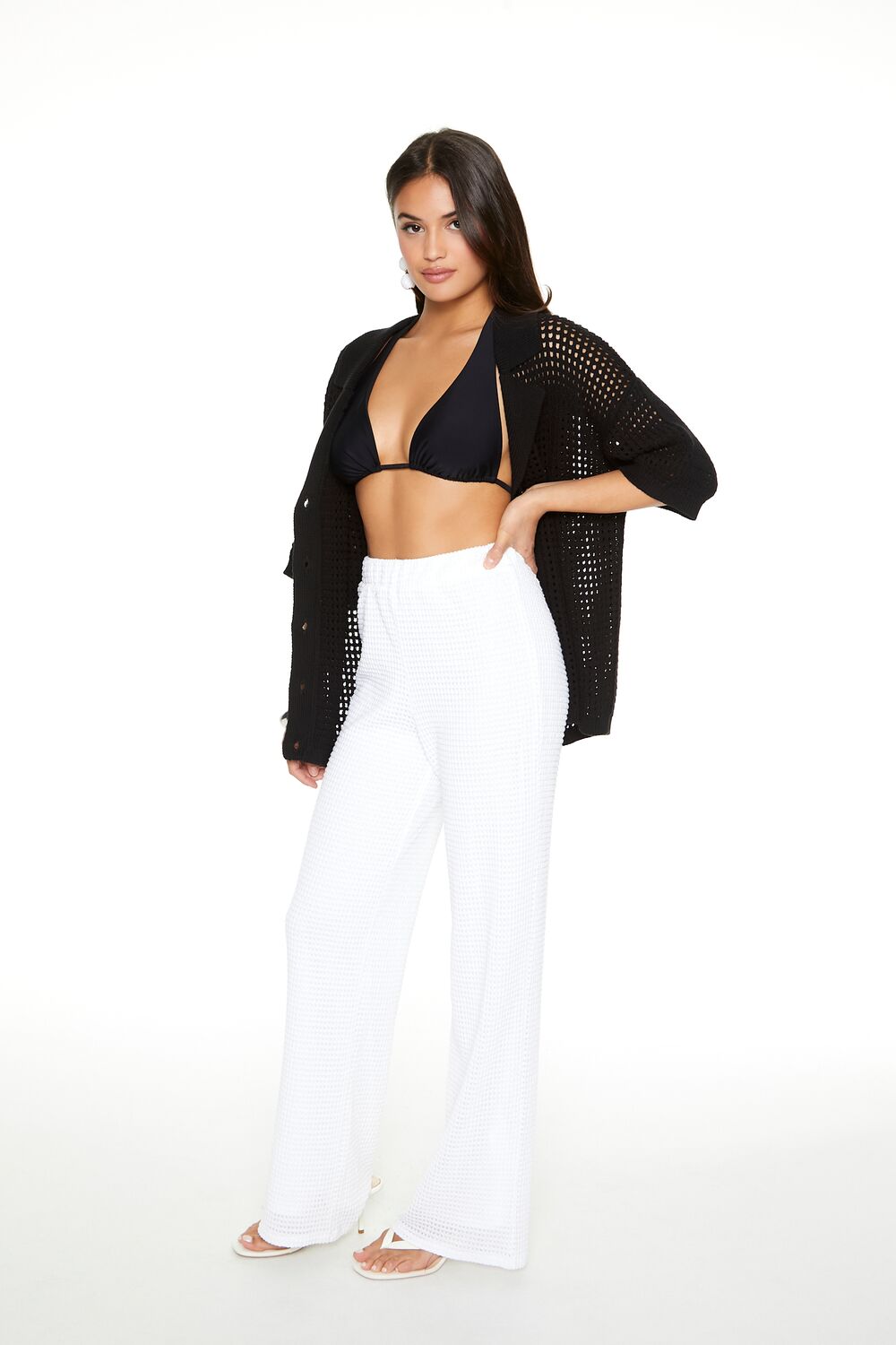 Crochet Straight-Leg Pants | Forever 21 Women