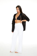Crochet Straight-Leg Pants | Forever 21 Women
