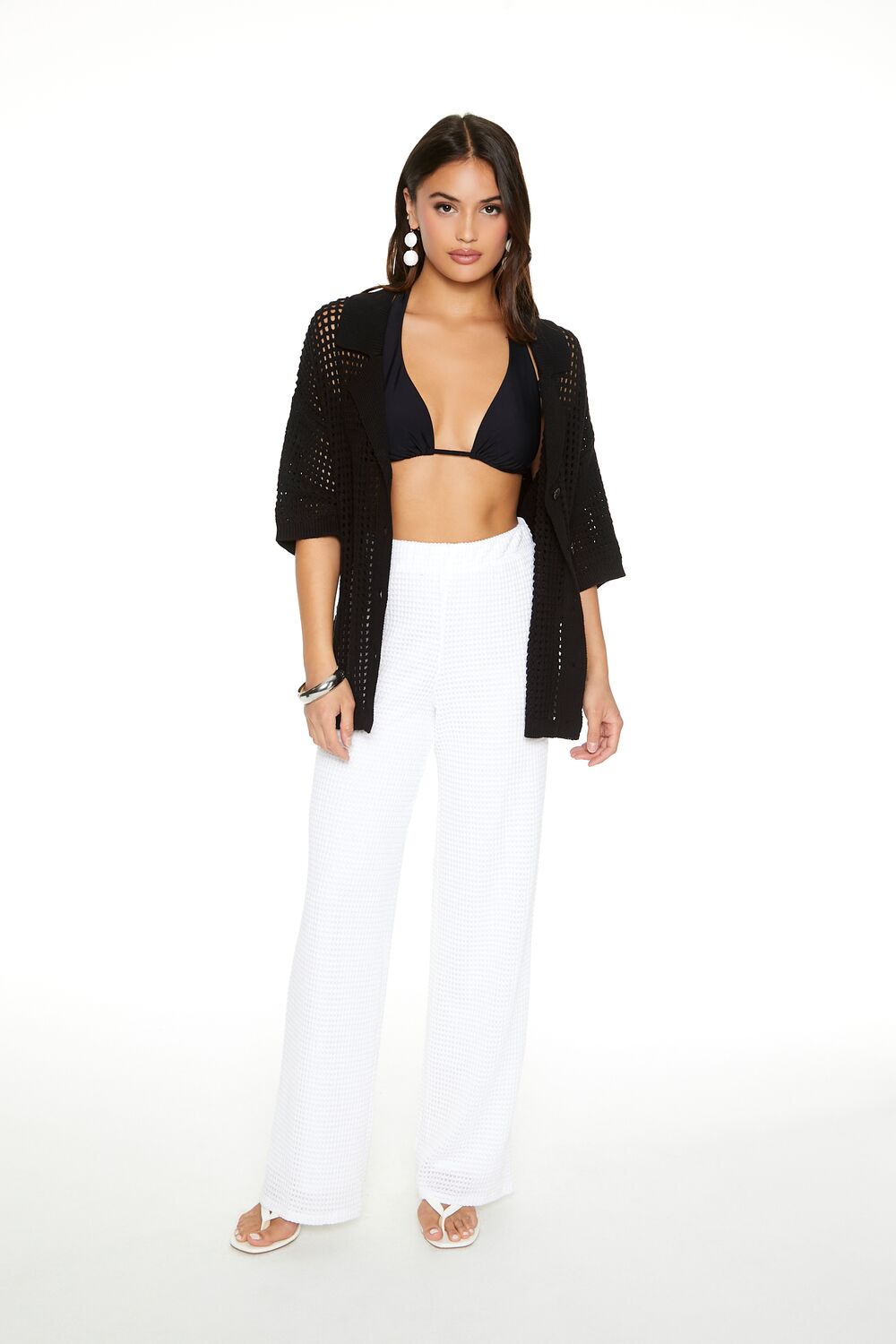 Crochet Straight-Leg Pants | Forever 21 Women