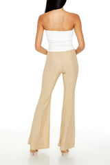 Glitter High-Rise Flare Pants | Forever 21 Women
