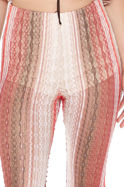 Striped Flare-Leg Pants | Forever 21 Women