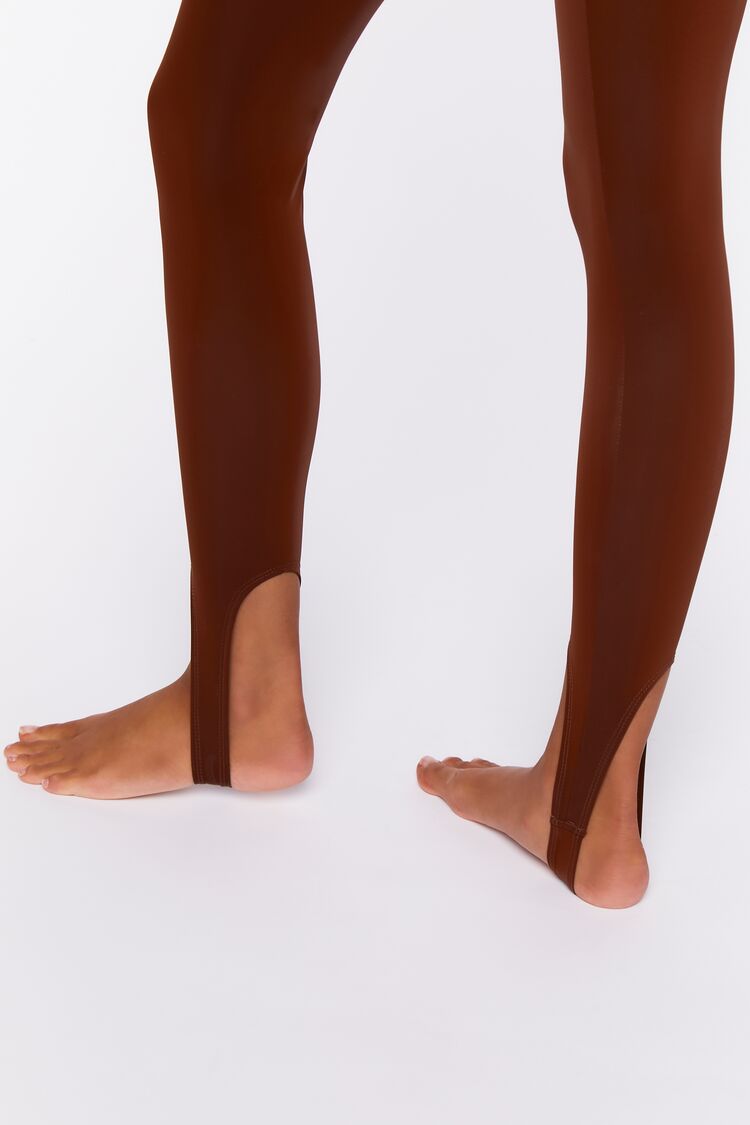 Faux Leather Stirrup Leggings | Forever 21 Women