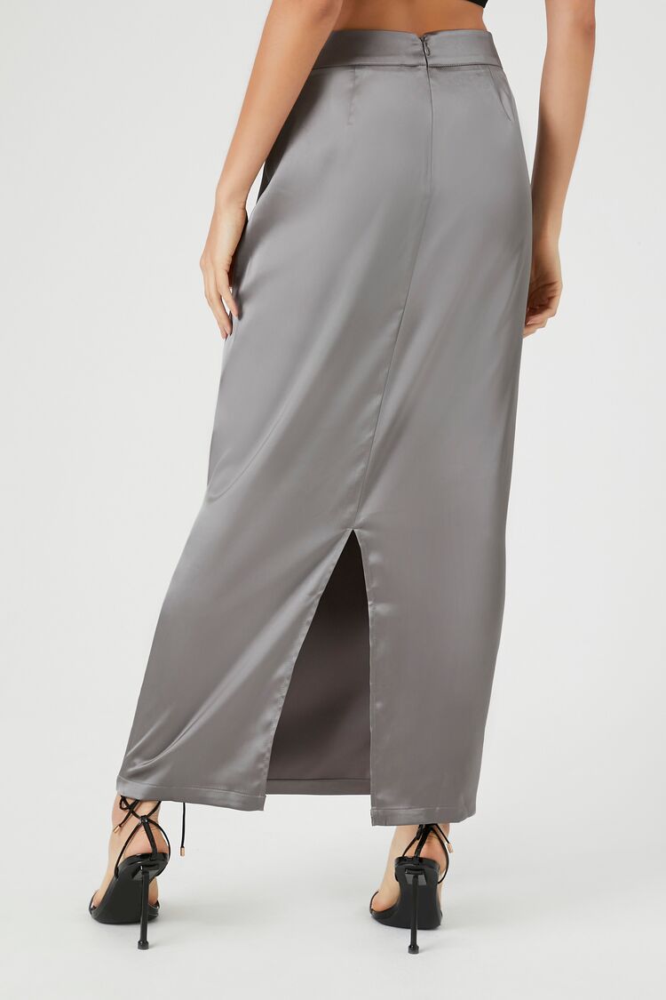 Satin Cargo Maxi Skirt | Forever 21 Women
