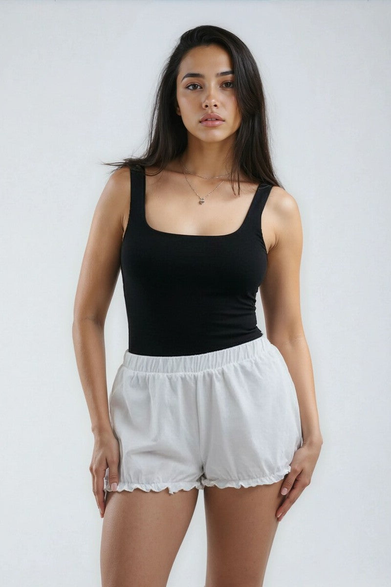 Ruffle-Hem Shorts | Forever 21 Women