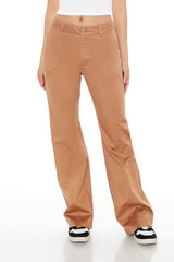 Straight-Leg Mid-Rise Pants | Forever 21 Women
