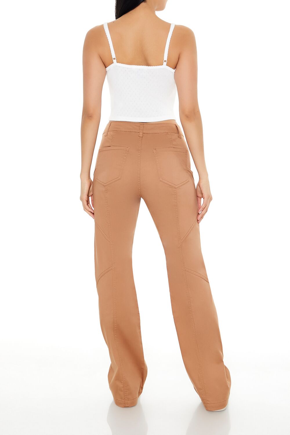 Straight-Leg Mid-Rise Pants | Forever 21 Women