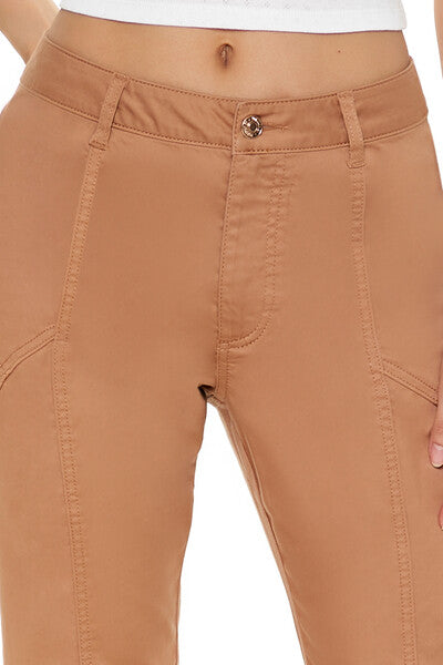Straight-Leg Mid-Rise Pants | Forever 21 Women