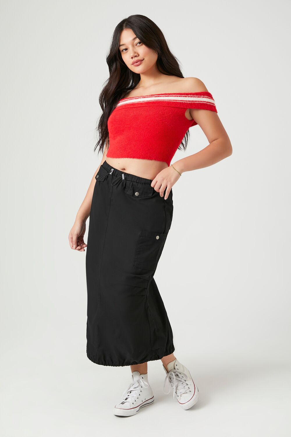 Cargo Midi Skirt | Forever 21 Women