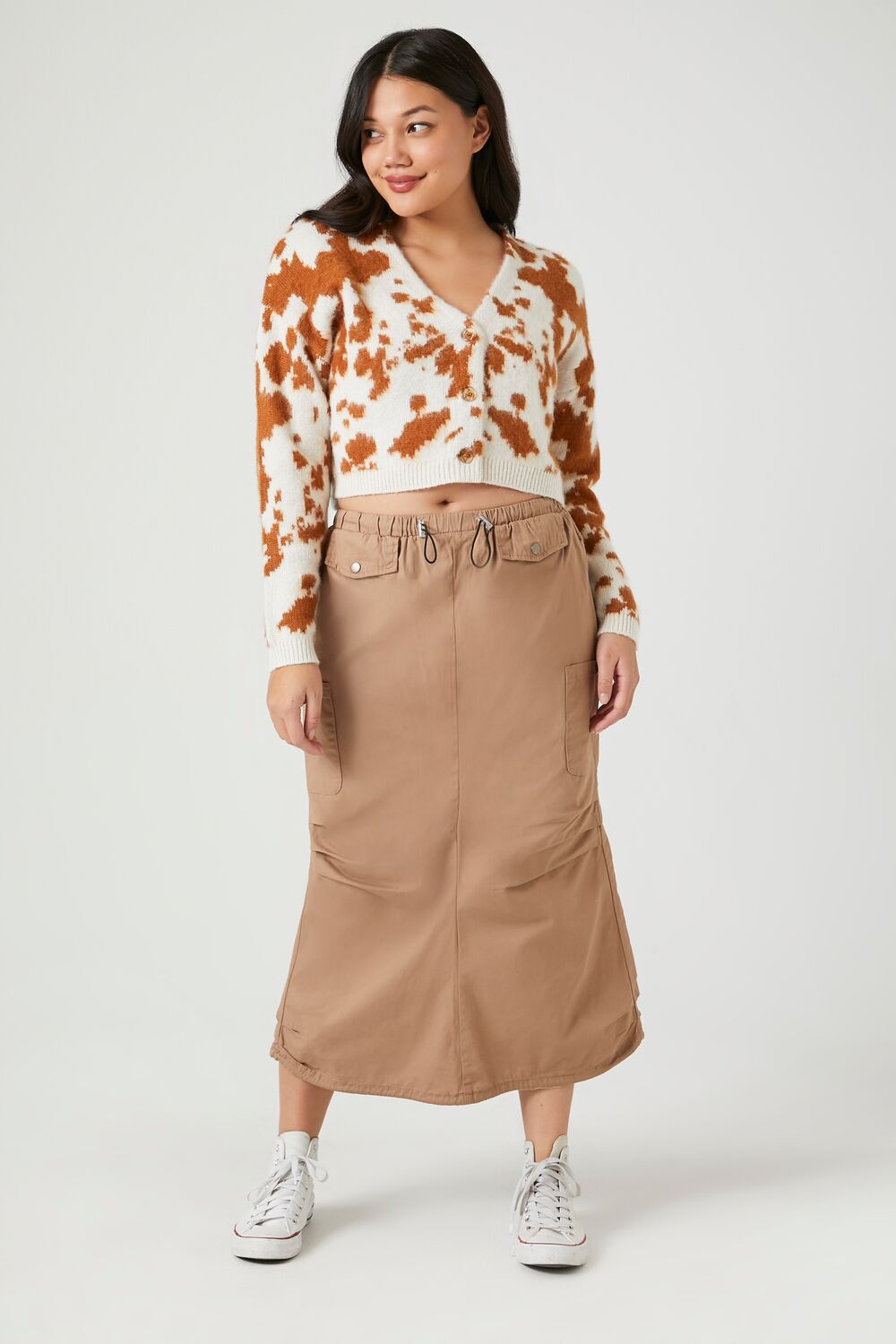 Cargo Midi Skirt | Forever 21 Women