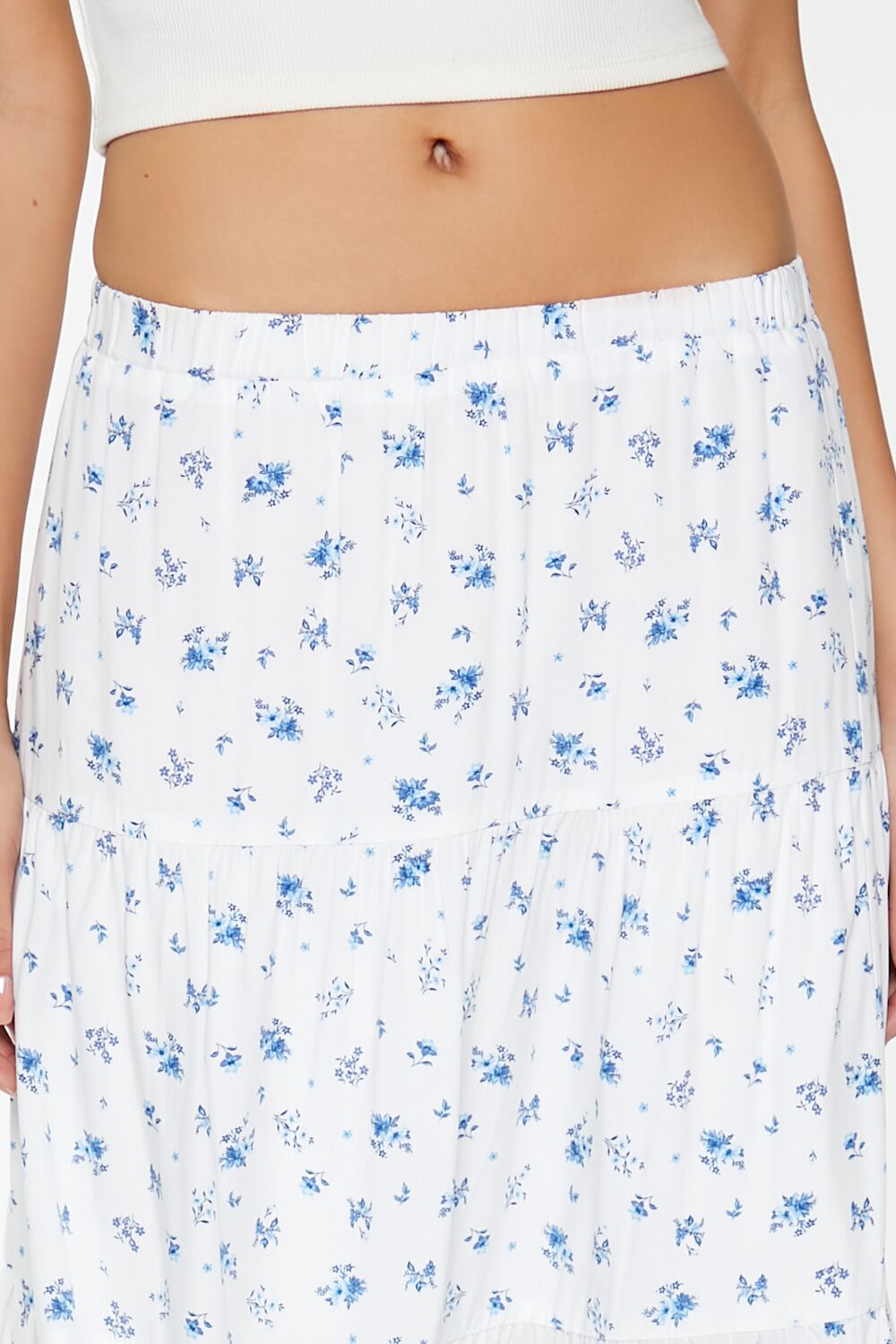 Tiered Floral Print Maxi Skirt | Forever 21 Women