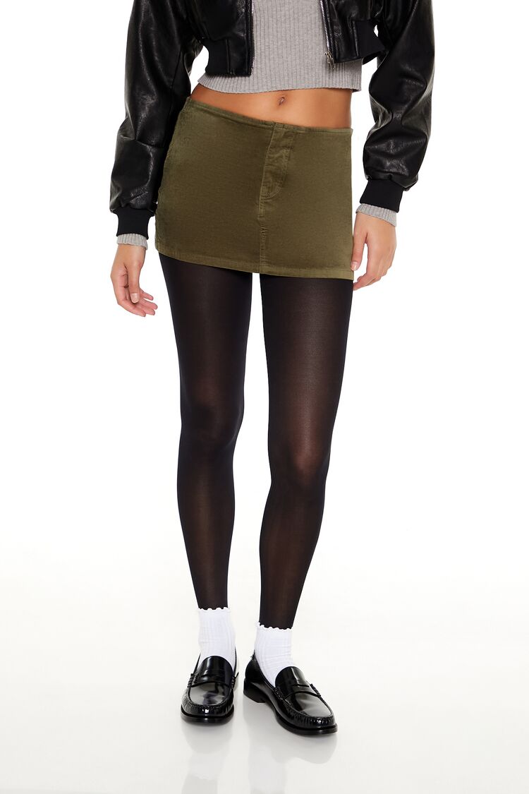 Velvet Mini Skirt | Forever 21 Women