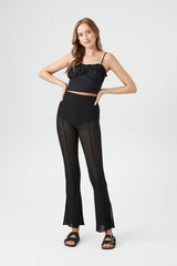 Crochet Flare Pants | Forever 21 Women