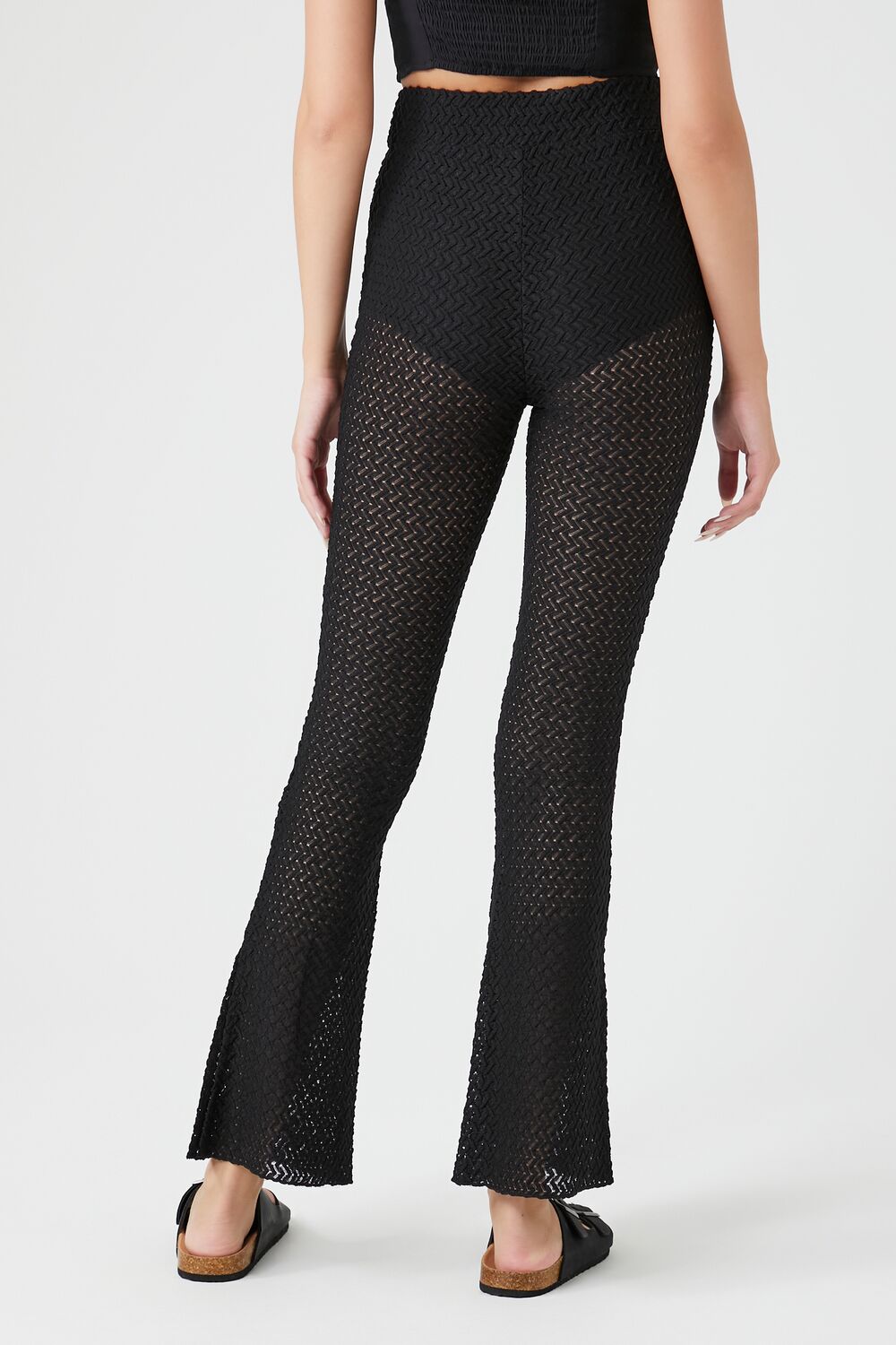 Crochet Flare Pants | Forever 21 Women